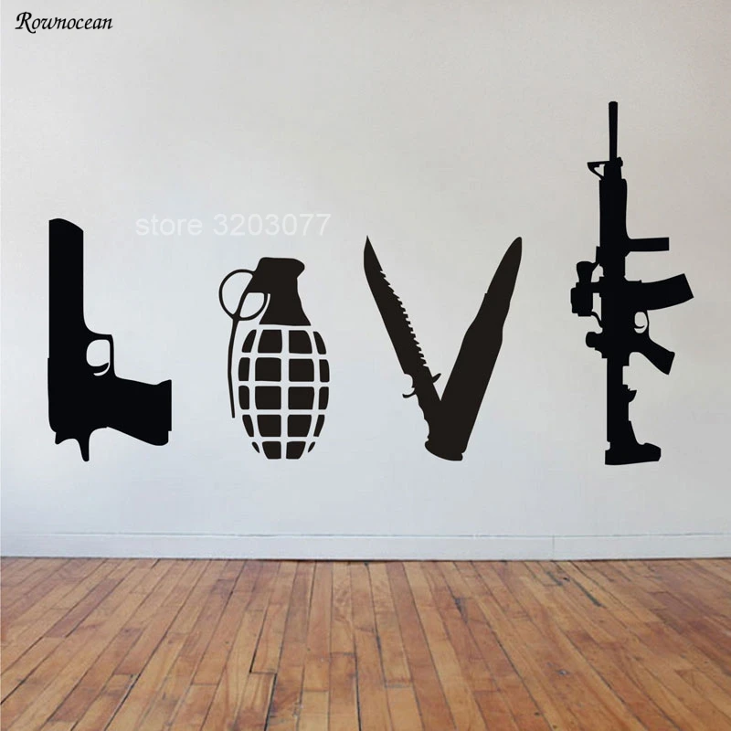 Banksy Wall Art Sticker Love W - Home Decor Vinyl Flooring reseña y precio